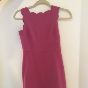 Ann Taylor Mini Scalloped Dress.